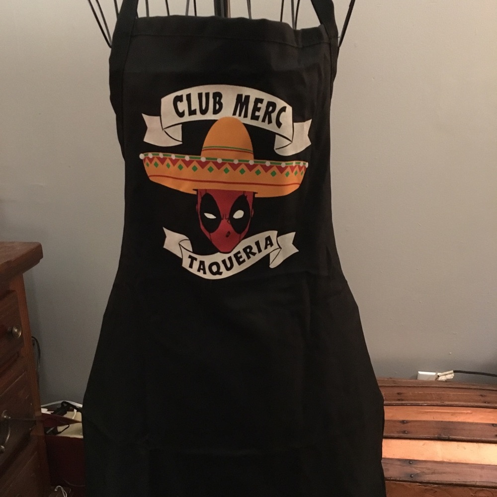 Deadpool Club Merc apron